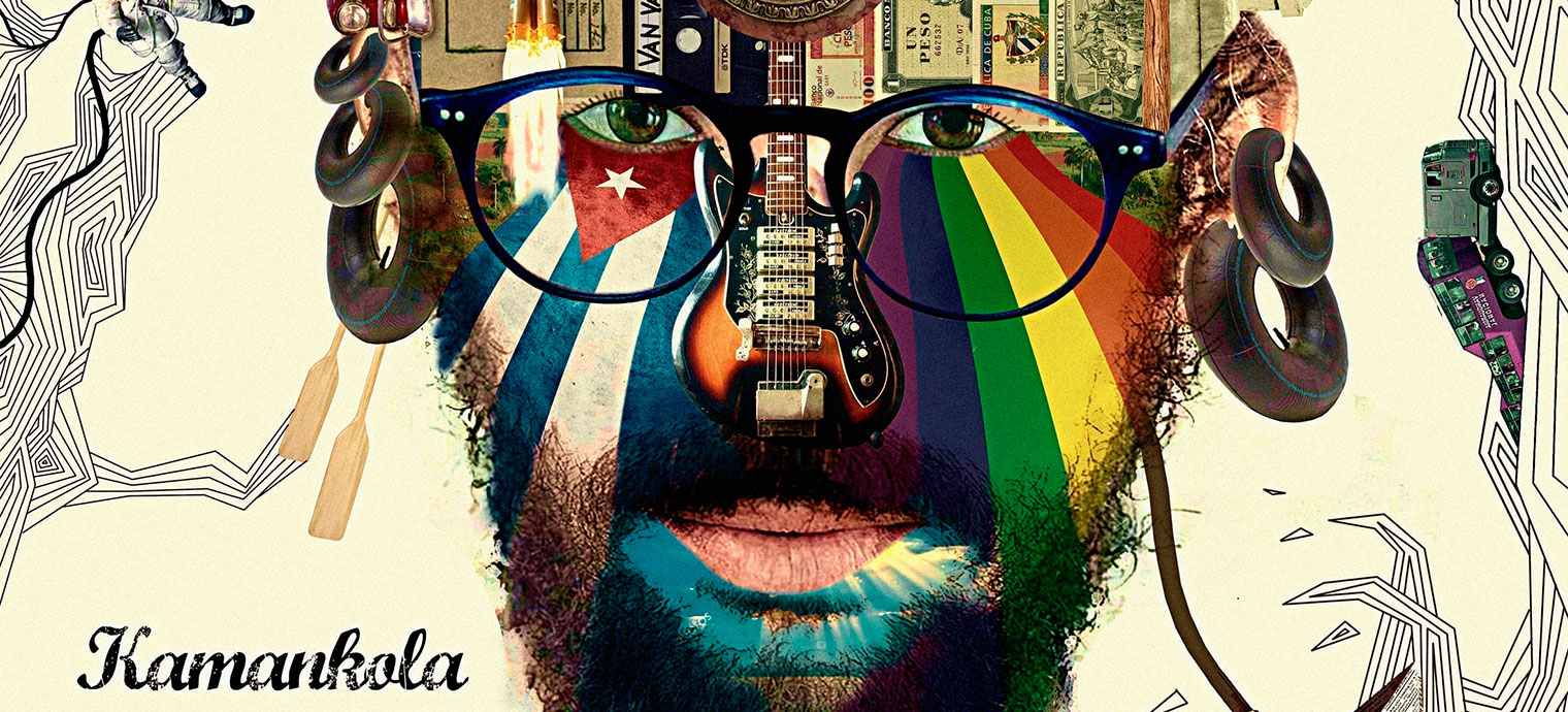Fragmento de la portada del álbum Desde dentro, de Kamankola.